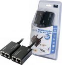 LogiLink - HDMI extender over 2 x CAT5e/6 - Med HDMI kabler (maks. 30m) LogiLink - HDMI extender over 2 x CAT5e/6 - Med HDMI kabler (maks. 30m)