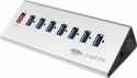 LogiLink - USB 3.0 HUB - 7+1 porte inkl. 2A strømforsyning LogiLink - USB 3.0 HUB - 7+1 porte inkl. 2A strømforsyning