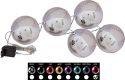 Christmas Decorations, Europalms LED Snowball 8cm, pink 5x
