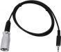 Eurolite DMX-Adapter IN Jack 3.5/XLR 1m