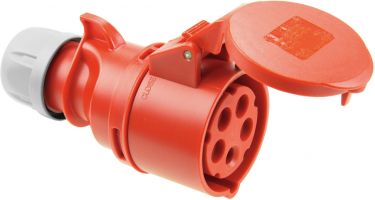 PC ELECTRIC CEE Socket 16A 5-pin rd