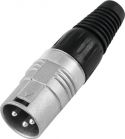 Løse Stik, HICON XLR plug 3-pin HI-X3CM