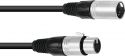 DMX Kabler, Omnitronic XLR Cable 5-pin 0.5m bk
