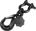 Assortment, SAFETEX Universal HangUp-Unit 22cm black eloxal WLL2000kg