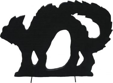 Halloween Dekoration, Silhuet af en kat, 63 cm