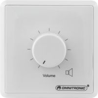 Omnitronic PA Volume Controller 5W stereo wh