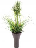 Kunstige planter, Europalms Mixed Grass bush, artificial, 90cm