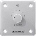 Professional installation, Omnitronic PA Program Selector mono sil