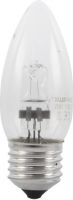 Kulørte og hvide pærer E27, Omnilux 230V/28W E-27 candle lamp clear H