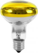 Kulørte og hvide pærer E27, Omnilux R80 230V/60W E-27 yellow