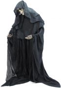 UV Lys, Halloween Dekoration, Formbar skelet, 160 cm
