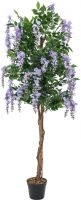 Kunstige planter, Europalms Wisteria, artificial plant, purple, 150cm