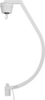 Spejlkuglemotorer, Eurolite Stand Mount with Motor for Mirror Balls up to 50cm wh + Quick Link
