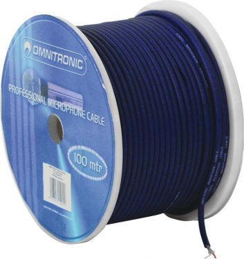 Omnitronic Microphone Cable 2x0.22 100m bu