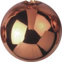 Christmas Decorations, Europalms Deco Ball 3,5cm, copper, shiny 48x
