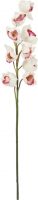 Artificial flowers, Europalms Cymbidium branch, artificial, white-pink, 90cm