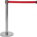 Scene, Eurolite Barrier System with Retractable red belt