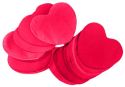 Røg & Effektmaskiner, TCM FX Slowfall Confetti Hearts 55x55mm, red, 1kg