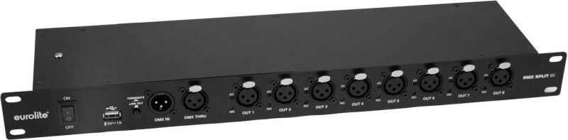 Eurolite DMX Split 8X Splitter 3pin