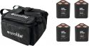 Sortiment, Eurolite Set 4x AKKU TL-3 QCL RGB+UV Trusslight + SB-4 Soft Bag