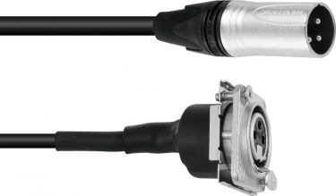 PSSO Patch Cable XLR(M)/XLR(F) S 1m bk