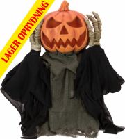 Halloween Dekoration, Animeret Figur Med Lys- og Lydeffekter, Pop-up Græskar, 70cm