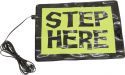 UV Lys, Halloween Dekoration, Aktiveringsplade – "STEP HERE"