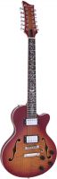 El-Guitar, Dimavery LP-612 Electric Guitar, flamed sunburst