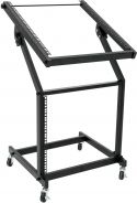 19" Rack, Omnitronic Rack Stand 12U/10U adjustable on Wheels