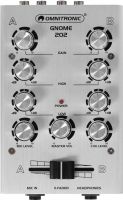 Small 2 Channels, Omnitronic GNOME-202 Mini Mixer silver