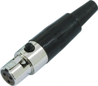 Omnitronic Mini XLR socket 3-pin