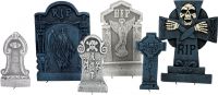 Halloween Dekoration, Gravstenssæt “Cemetery”