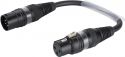 Assortment, SOMMER CABLE Adapter Cable 3-pin XLR(F)/5-pin XLR(M)0.15m