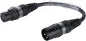 Assortment, SOMMER CABLE Adapter Cable 3-pin XLR(M)/5-pin XLR(F) bk