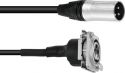 PSSO Patch Cable XLR(M)/XLR(F) S 1m bk