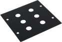 Flight Case Accessories, Omnitronic Module 2U 6x 6.3mm plug 88x88mm