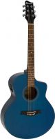 Western Guitar, Dimavery STW-50 Western Guitar,blue