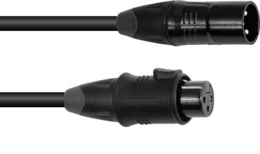 Eurolite DMX Cable EC-1 IP65 3-pin 5m bk