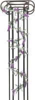 Udsmykning & Dekorationer, Europalms Flowering Garland, artificial, pink,180cm