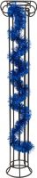 Christmas Decorations, Europalms Tinsel metallic, blue, 12,5x270cm