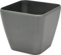 Potter & Krukker, Europalms Deco pot LUNA-33, rectangular, silver