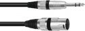 XLR han - Stereo Jack, Omnitronic Adapter Cable XLR(M)/Jack stereo 0.2m bk