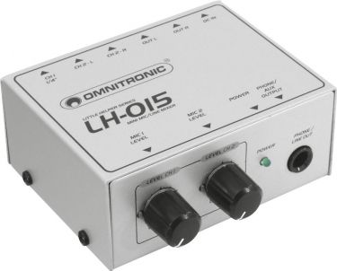 Omnitronic LH-015 2-channel Mic/Line Mixer