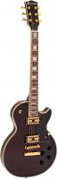 El-Guitar, Dimavery LP-700 Electric Guitar, burgundy