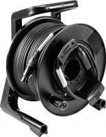 PSSO DMX Cable drum XLR 50m bk Neutrik 2x0.22