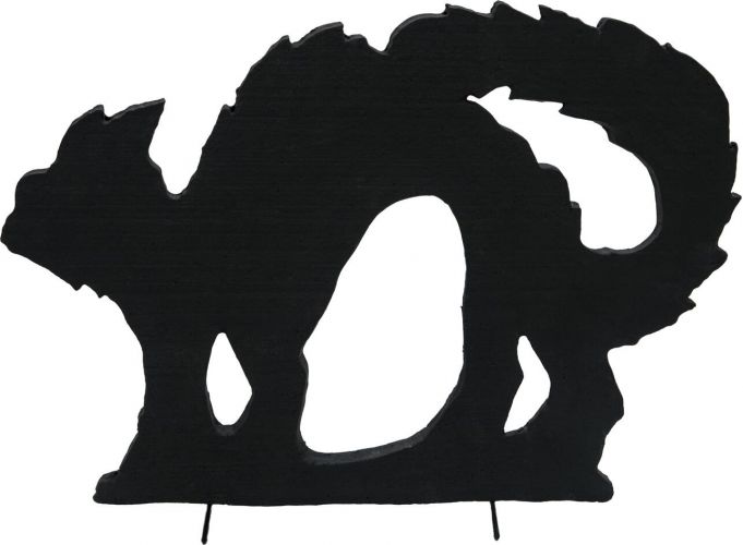 Halloween Dekoration, Silhuet af en kat, 63 cm