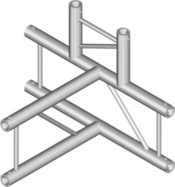 Alutruss BILOCK E-GL22 T42-V 4-way Corner 90°