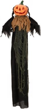 Halloween Dekoration, Animeret Figur Med Lys- og Lydeffekter, Græskarspøgelset, 115cm