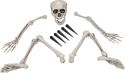 UV Lys, Halloween Dekoration, Klassisk Skelet, flere dele