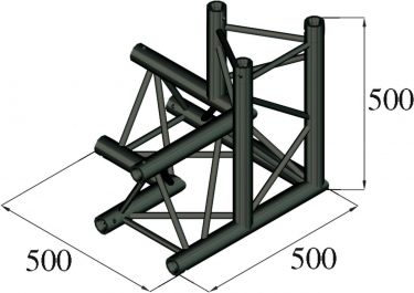 Alutruss TRILOCK S-PAL-34 3-way Corner \\/ left